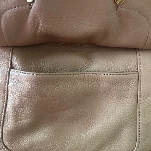 Tory Burch Dusty Rose Colored Leather Shoulder Bag - Picture 5 of 16